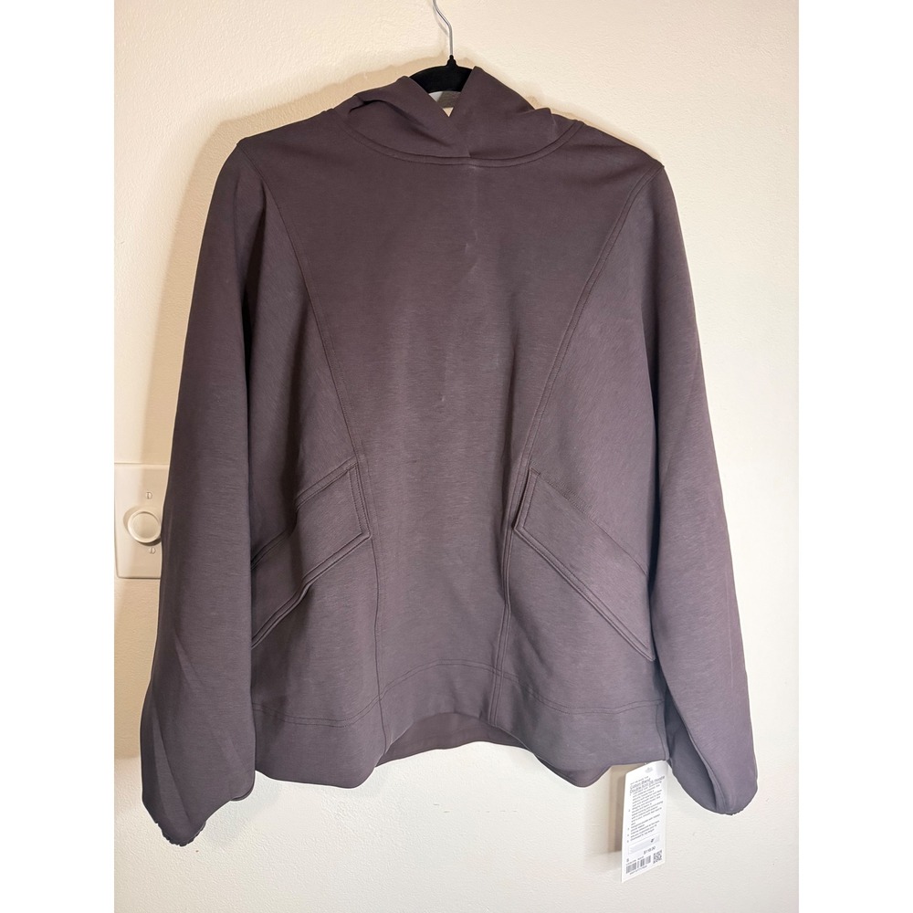 Lululemon Cotton Blend Double Knit OS Hoodie Sequoia Size S NWT $118 MSRP